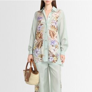 Zimmermann
Coco silk relaxed shirt